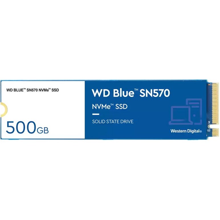 حافظه داخلی وسترن دیجیتال 500گیگ مدل sn570 ssd m.2 2280 کارکرده