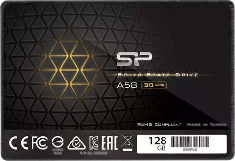 حافظه داخلی سیلیکون پاور 128گیگ مدل s57 ssd sata کارکرده — تصویر ۲