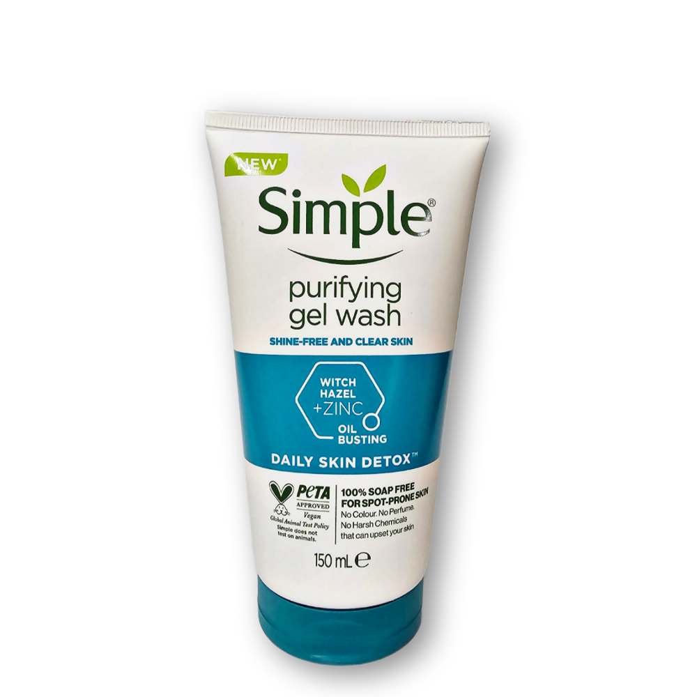 ژل شستشوی پوست چرب سیمپل Simple حجم 150 میل