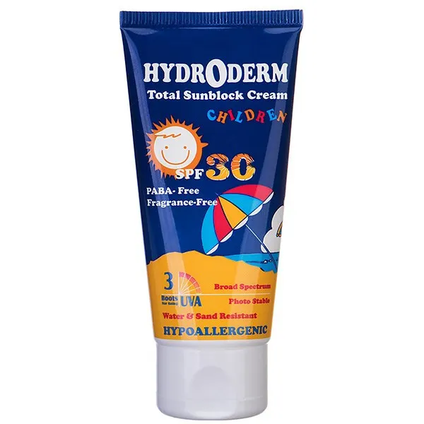 کرم ضدآفتاب کودکان 30 spf هیدرودرم 100 میلی لیتر Hydroderm — تصویر ۳