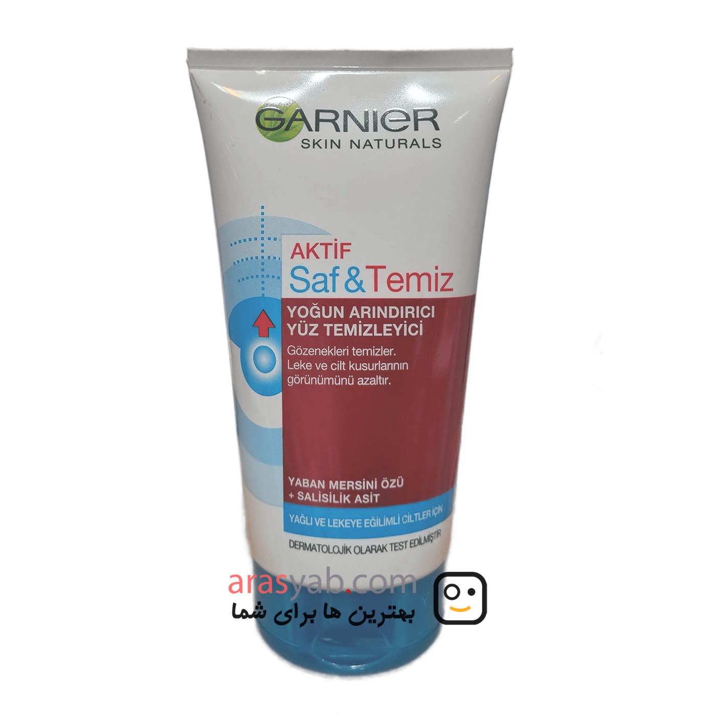 ژل شستشوی ضدجوش گارنیر garnier saf & temiz حجم 150 میل