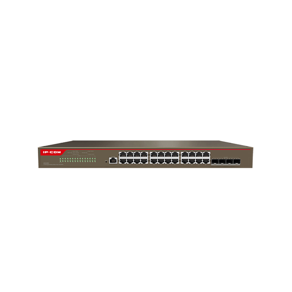 سوئیچ 24 پورت مدیریتی آی پی کام مدل IP-COM G5328X — تصویر ۲