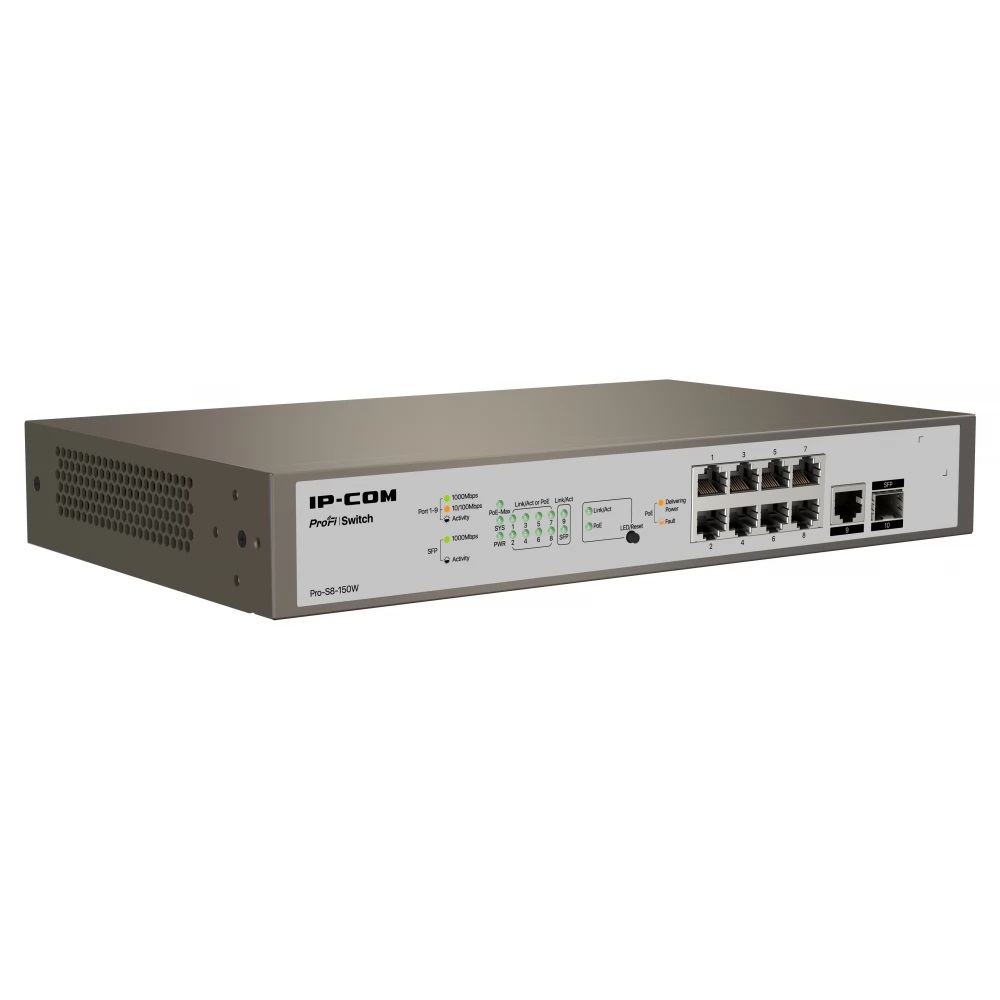 سوئیچ مدیریتی آی پی کام مدل IP-COM Pro-S8-150W — تصویر ۴