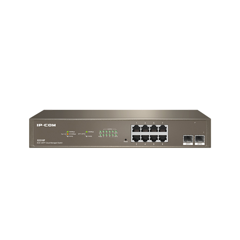 سوئیچ شبکه 8 پورت آی پی کام مدل IP-COM G3310F