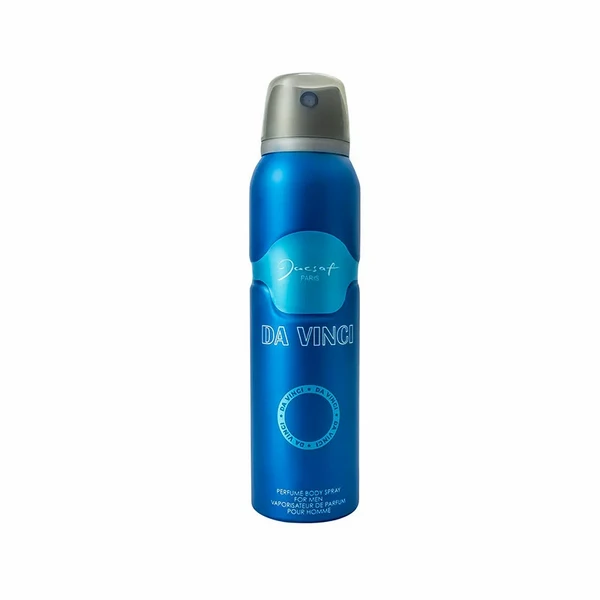اسپری خوشبو کننده بدن مردانه مدل داوینچی Da Vinci ژک ساف 150 میلی لیتر Jacsaf