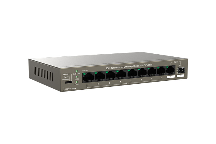 سوییچ PoE آی پی کام مدل IP-Com G1110PF-8-102W — تصویر ۳
