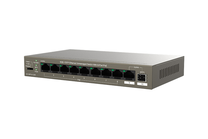 سوییچ PoE آی پی کام مدل IP-Com G1110PF-8-102W — تصویر ۴