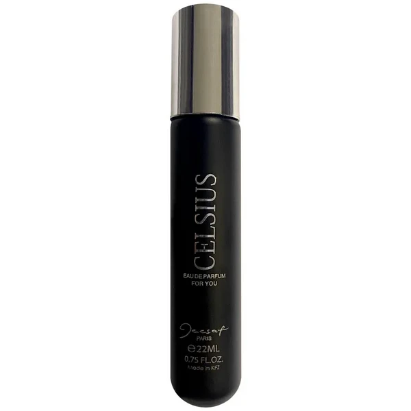 عطر مردانه جیبی مدل سلسیوس Celsius ژک ساف 22 میلی لیتر Jacsaf