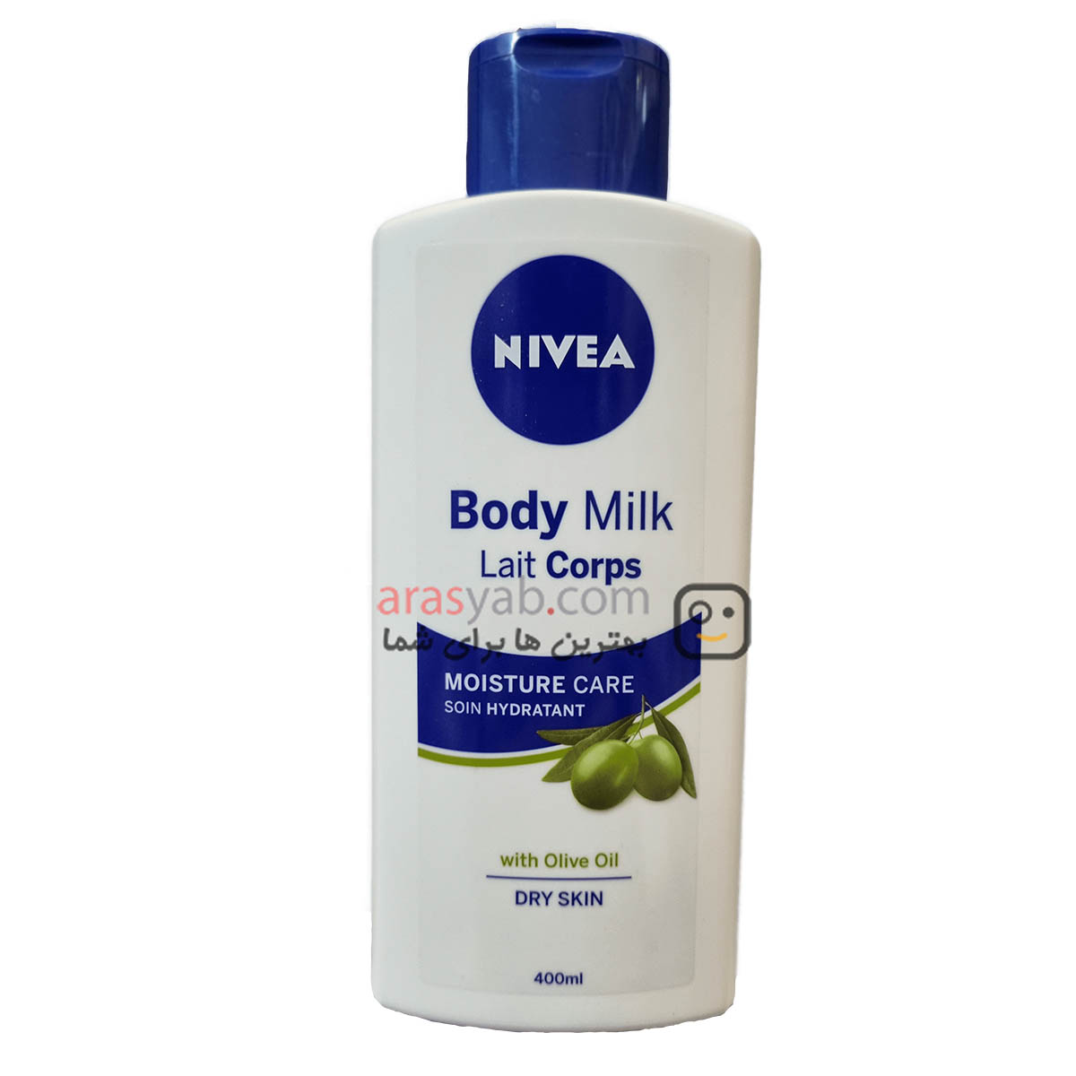شیر بدن نیوا Nivea حاوی روغن زیتون برای پوست خشک حجم 400 میل