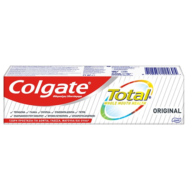 خمیردندان کولگیت توتال اورجینال Original حجم 75 میلی