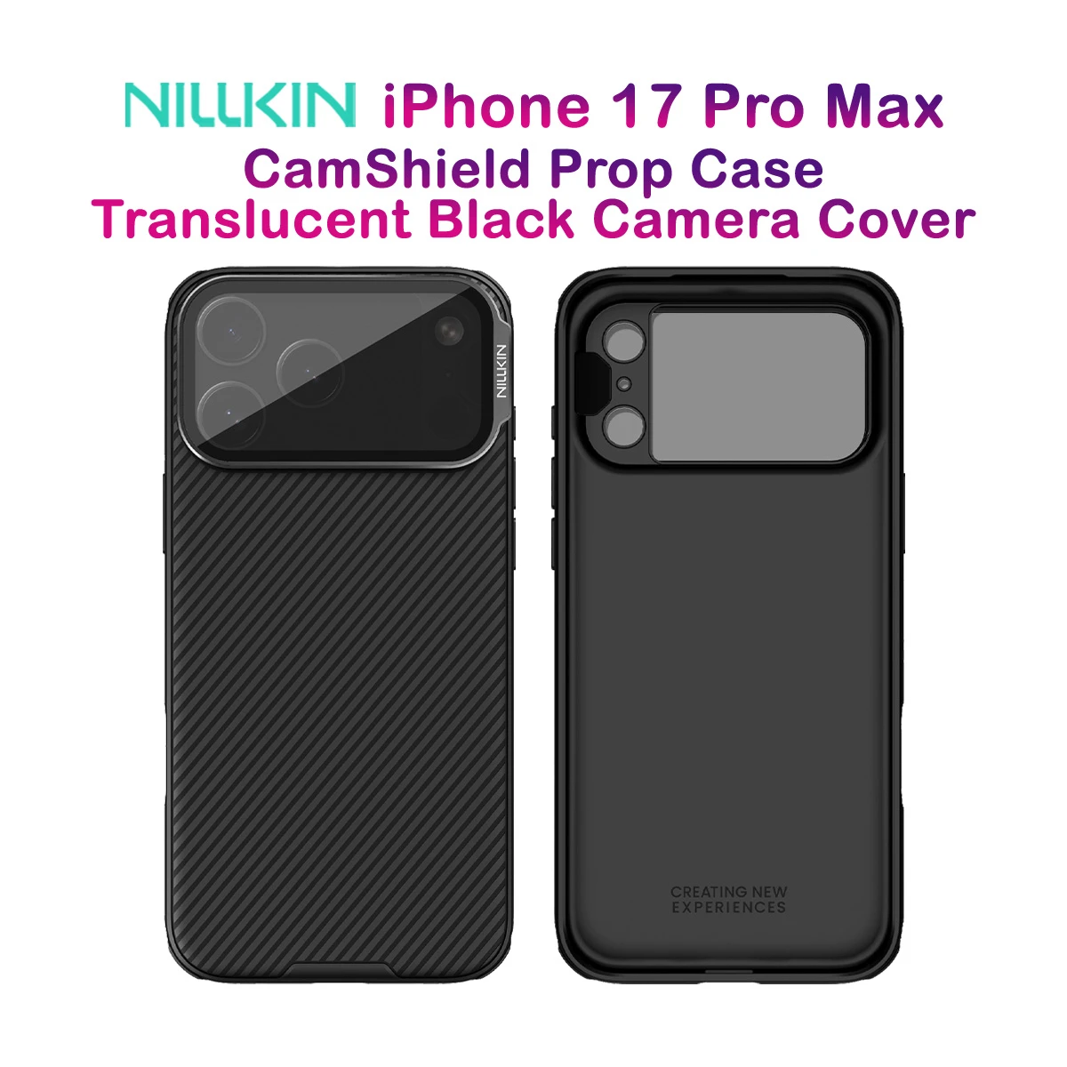 گارد کمرا استند شیشهای iPhone 17 Pro Max مارک نیلکین مدل CamShield Prop — تصویر ۲