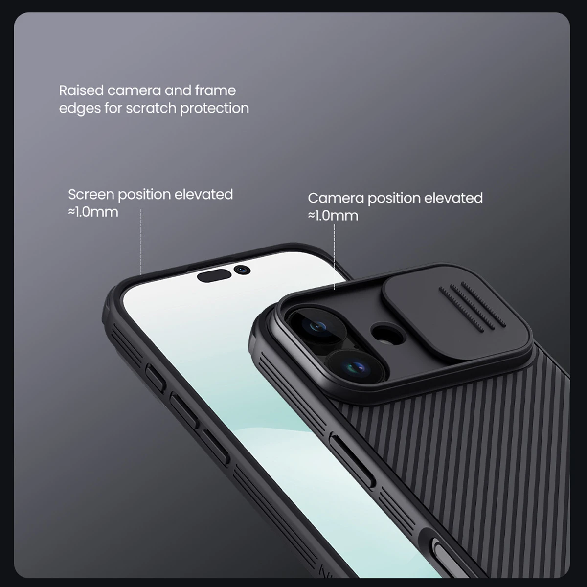 گارد ضد ضربه مگنتی iPhone 17 مارک نیلکین مدل Camshield Pro Magnetic — تصویر ۵