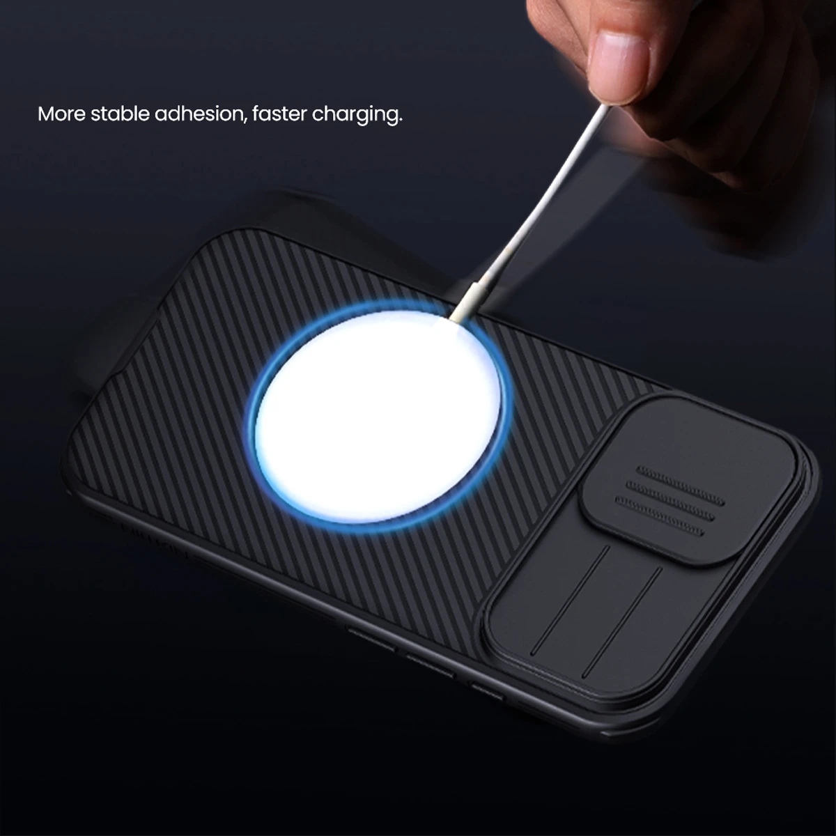 گارد ضد ضربه مگنتی iPhone 17 مارک نیلکین مدل Camshield Pro Magnetic — تصویر ۸
