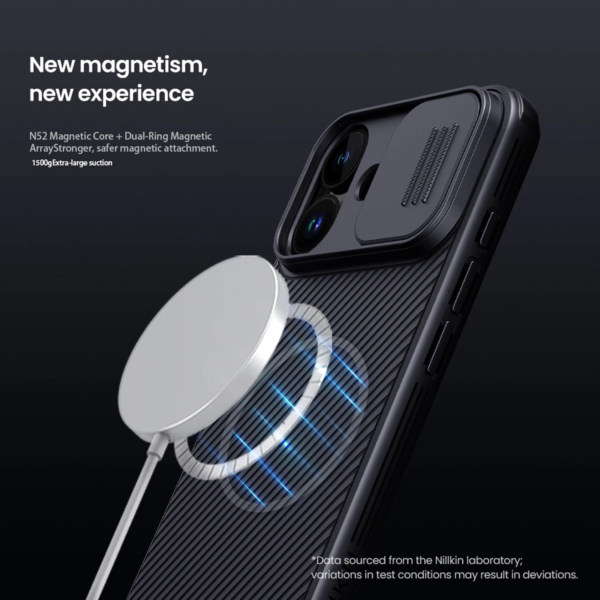 گارد ضد ضربه مگنتی iPhone 17 مارک نیلکین مدل Camshield Pro Magnetic — تصویر ۷