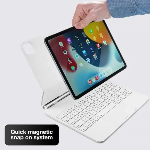 مجیک کیبورد ipad پرو 12.9 و ipad ایر 13 اینچ اورجینال امازون المان)ارسال رایگان