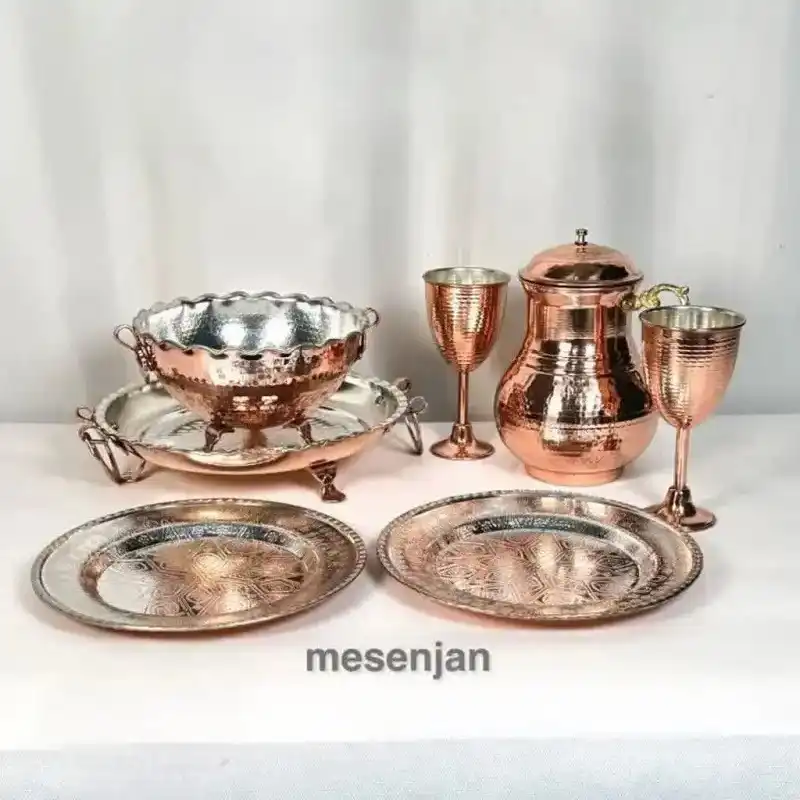 سرویس غذاخوری دونفره مسی — تصویر ۲