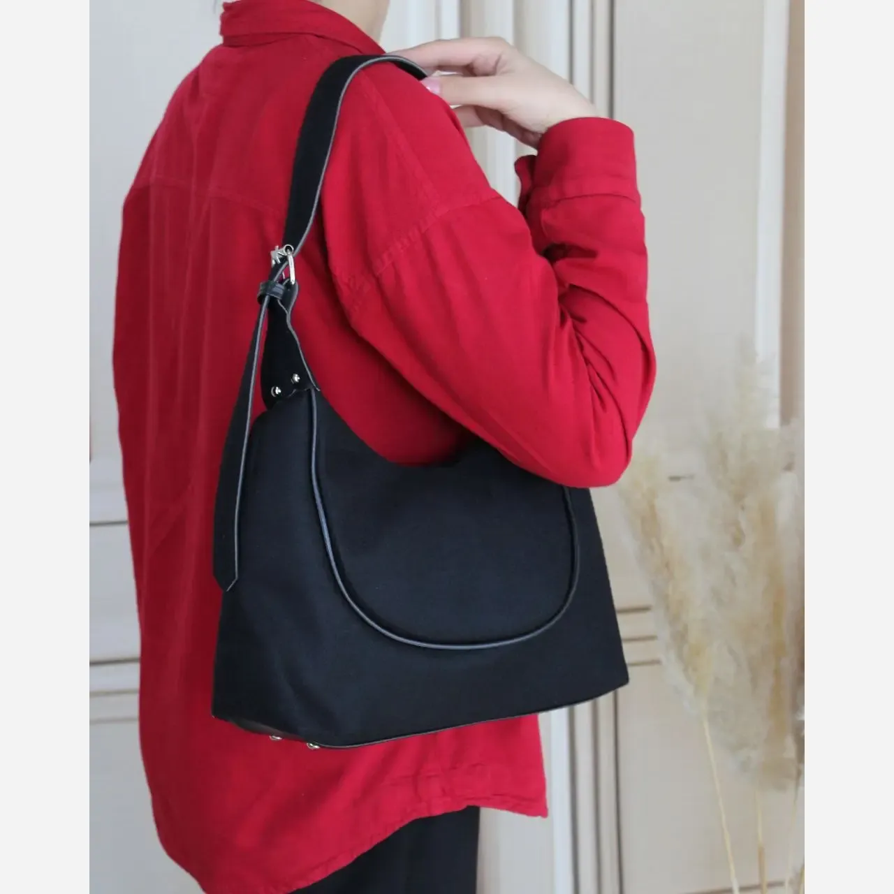 کیف زنانه پارچه ای اسپرت و روزمره زیپ دار — تصویر ۶