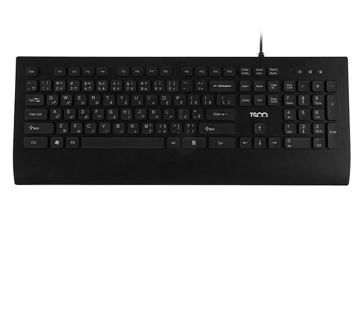 کیبورد تسکو مدل TK 8028 با حروف فارسی