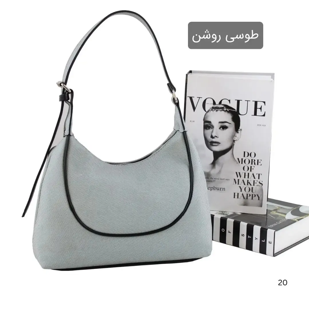 کیف زنانه چرم مصنوعی روزمره اسپرت ابعاد 31 در 23 سانتیمتر — تصویر ۷