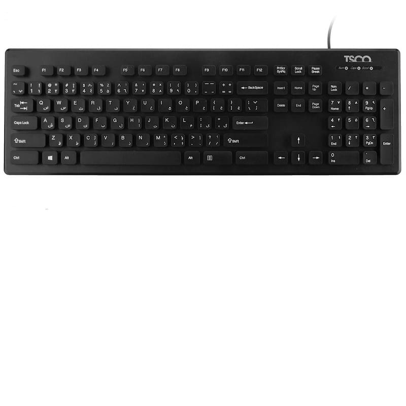 کیبورد تسکو مدل TK8022 با حروف فارسی