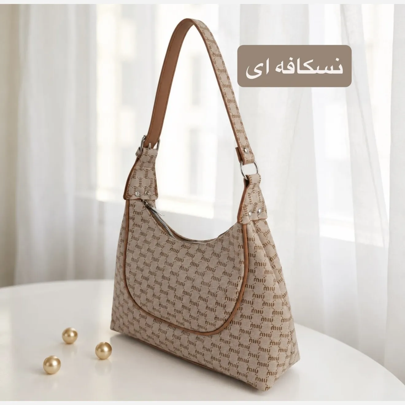 کیف زنانه پارچه ای روزمره و اسپرت ابعاد 30 در 20 سانتیمتر — تصویر ۵