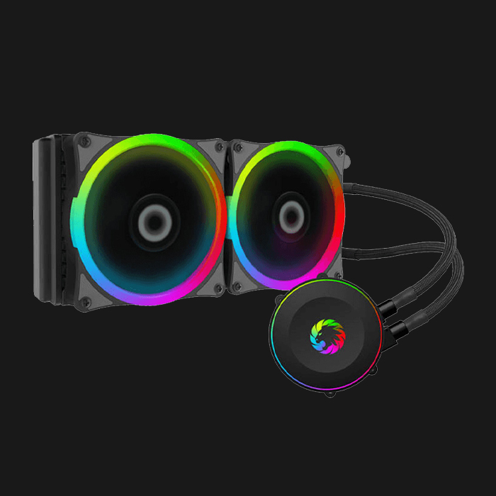 خنک کننده پردازنده گیم مکس GameMax IceBerg Rianbow 240mm — تصویر ۲