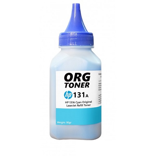 تونر شارژ 90g کارتریج اچ پی 131A آبی Toner HP 131Cartridge CYAN