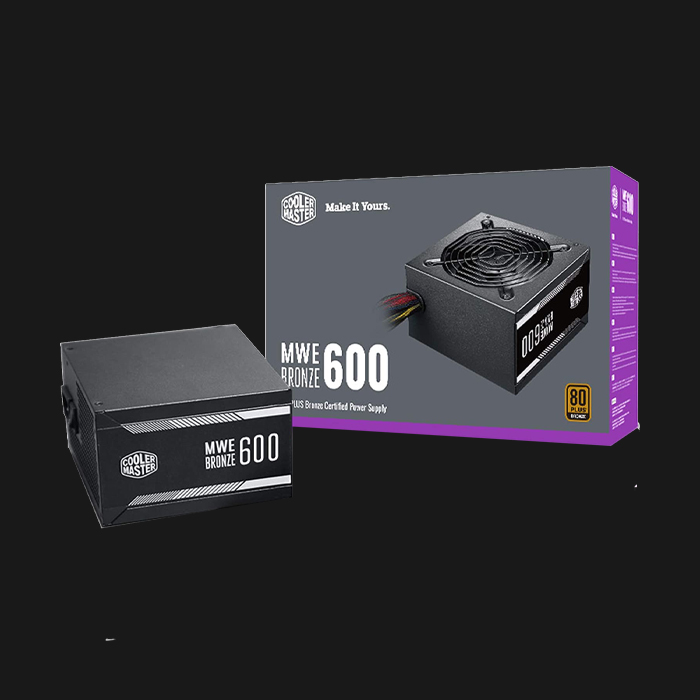 پاور کامپیوتر 600 وات کولر مستر مدل Cooler Master MWE 600W WHITE 230V V2 — تصویر ۲