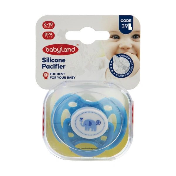 پستانک مات ارتودنسی قاب کریستالی 0-6 ماه بی بی لند کد 391 babyland کد 391 — تصویر ۳