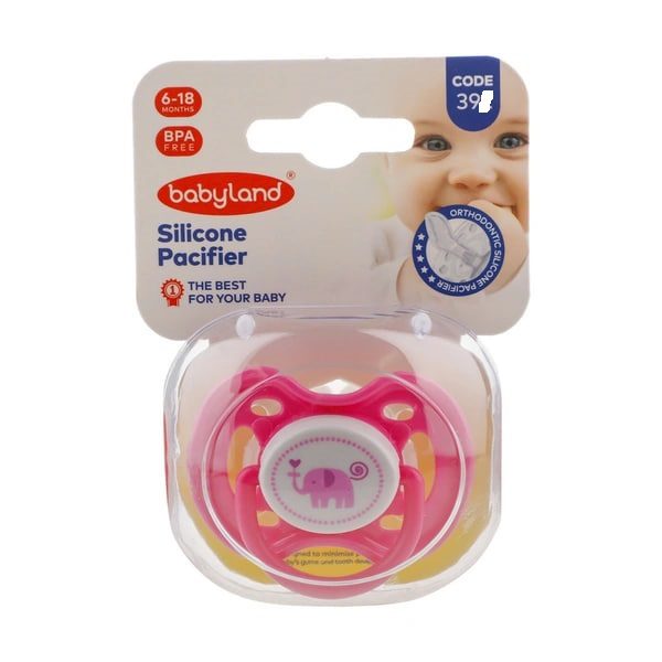 پستانک مات ارتودنسی قاب کریستالی 0-6 ماه بی بی لند کد 391 babyland کد 391 — تصویر ۵