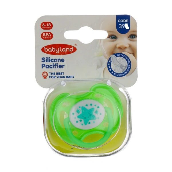 پستانک مات ارتودنسی قاب کریستالی 0-6 ماه بی بی لند کد 391 babyland کد 391 — تصویر ۲