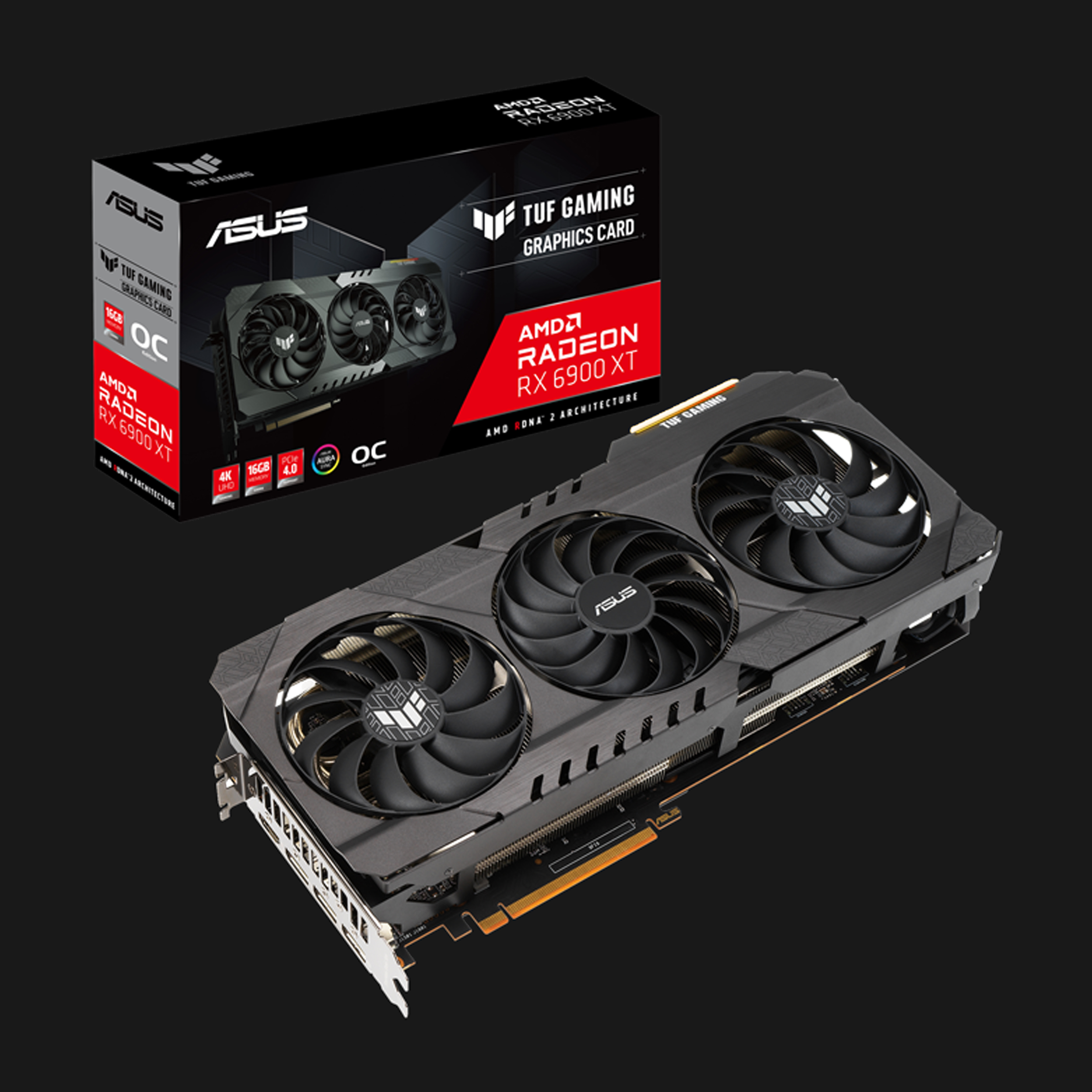 کارت گرافیک ایسوس ASUS TUF RX6900 XT OC ظرفیت 16 گیگابایت