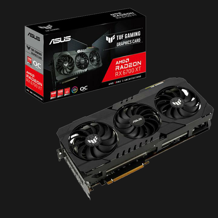 کارت گرافیک ایسوس ASUS TUF RX6700 XT ظرفیت 12 گیگابایت