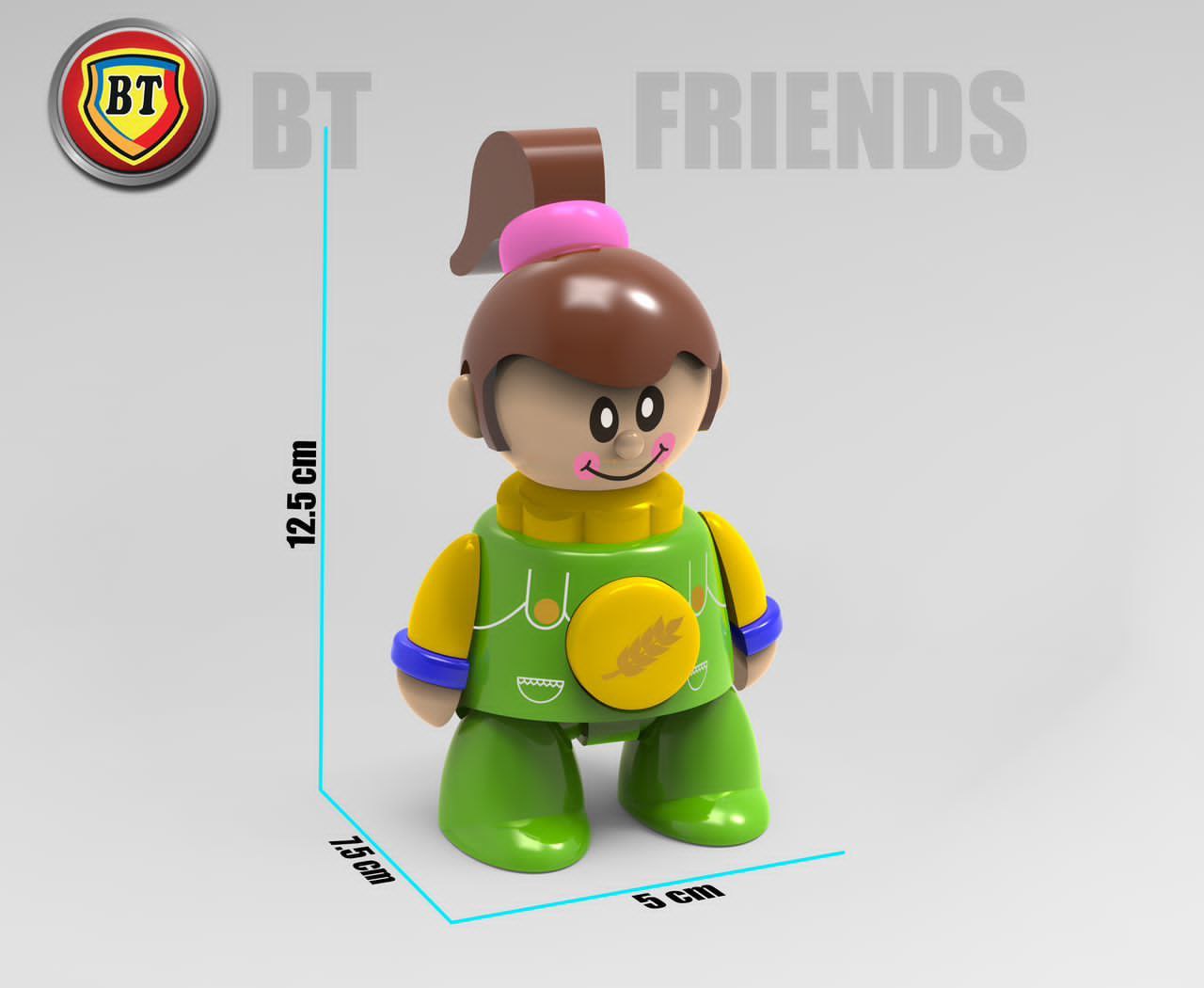 آدمک دختر مرزعه بتی فرند BtFriends طرح تولو tolo