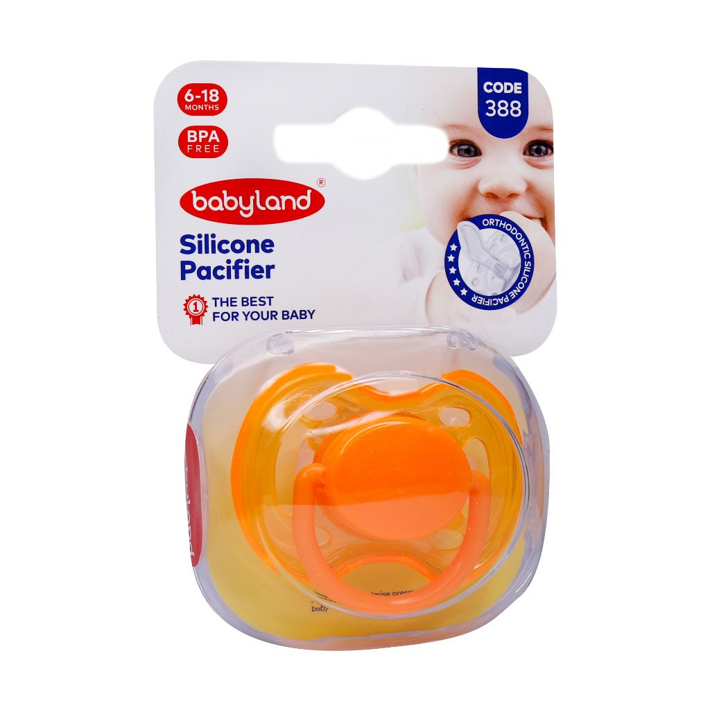 پستانک النا شفاف فندقی قاب کریستالی6-18 ماه بی بی لند babyland کد 384 — تصویر ۵