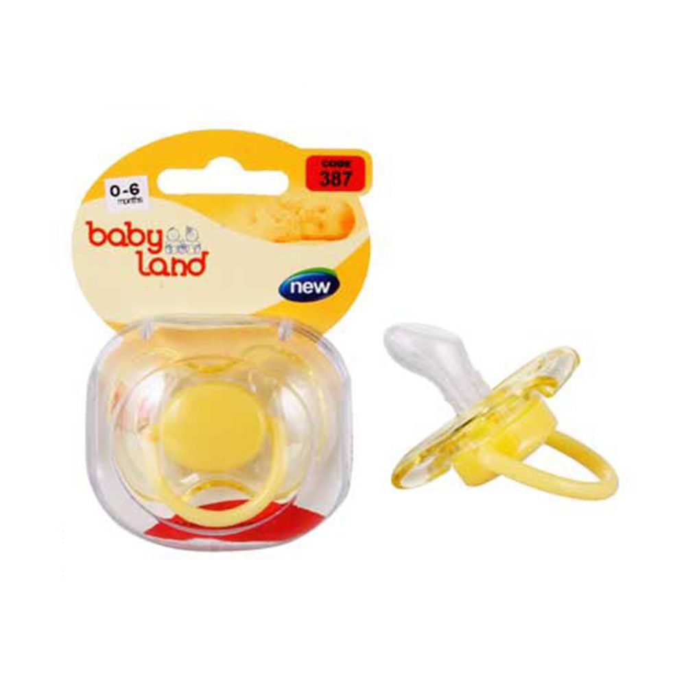پستانک النا شفاف فندقی قاب کریستالی6-18 ماه بی بی لند babyland کد 384 — تصویر ۳