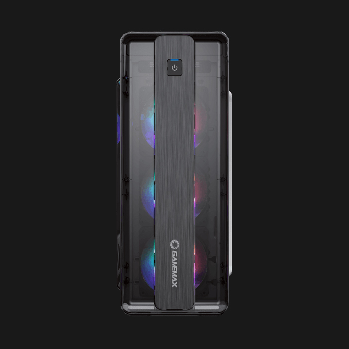 کیس گیمینگ گیم‌مکس مدل GAMEMAX Moon Light FRGB White — تصویر ۳