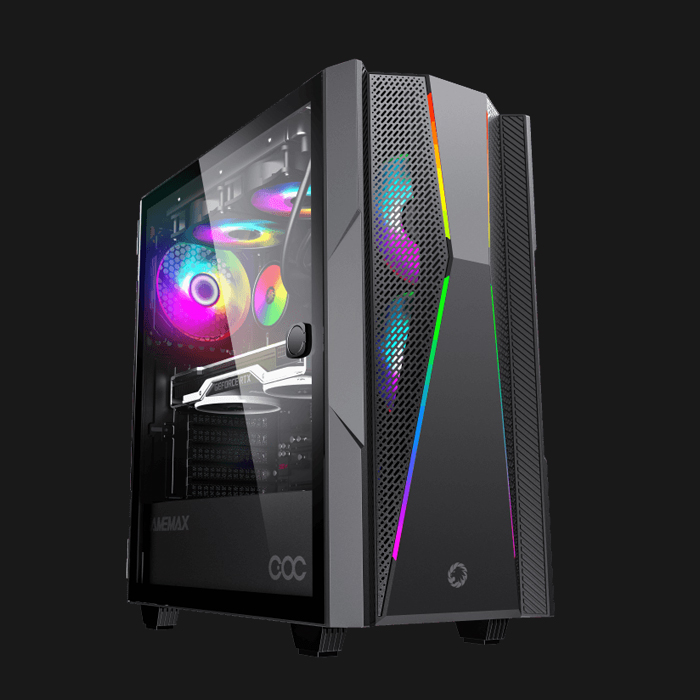 قاب کیس گیمینگ گیم‌مکس مدل GAMEMAX TYPHOON COC — تصویر ۲