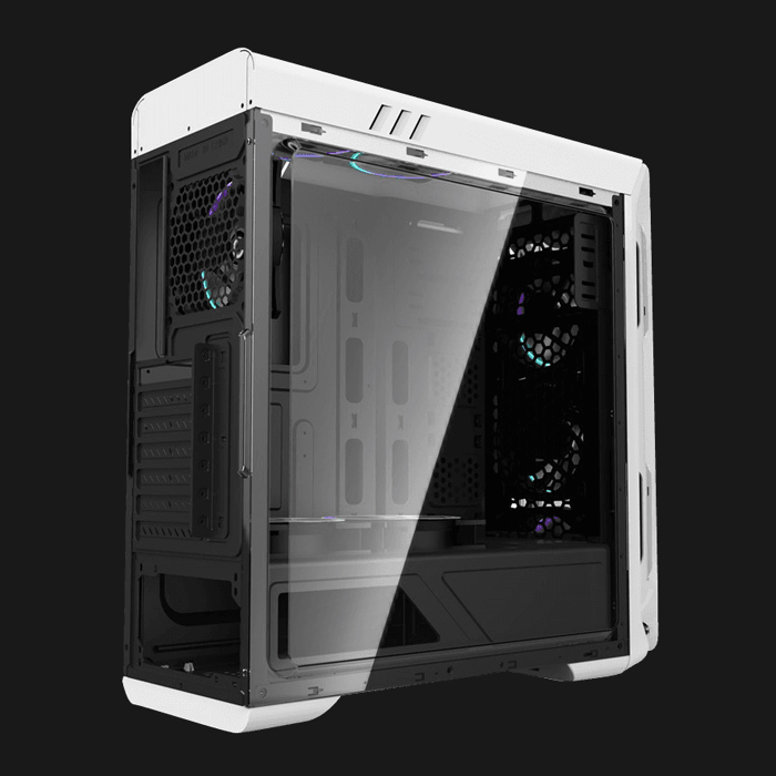 قاب کیس گیمینگ گیم‌مکس مدل GAMEMAX Optical G510 White — تصویر ۳