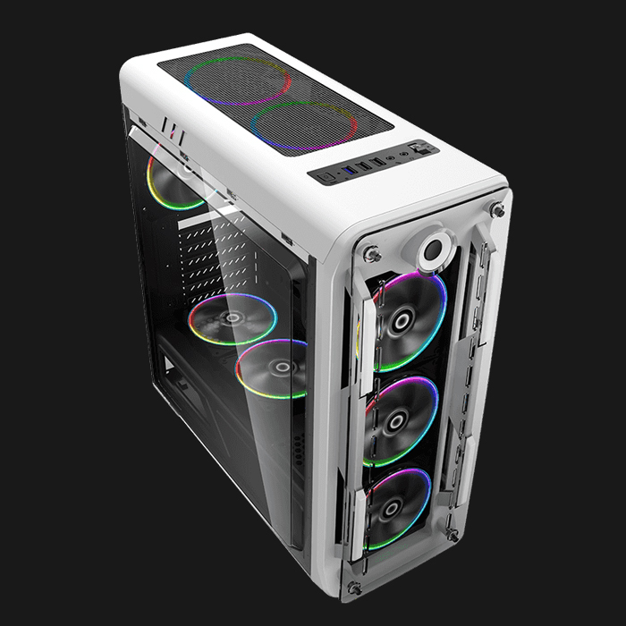 قاب کیس گیمینگ گیم‌مکس مدل GAMEMAX Optical G510 White — تصویر ۲