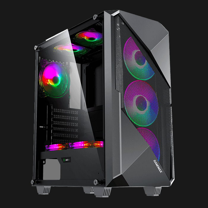 قاب کیس گیمینگ گیم‌مکس مدل GAMEMAX Revolt — تصویر ۲