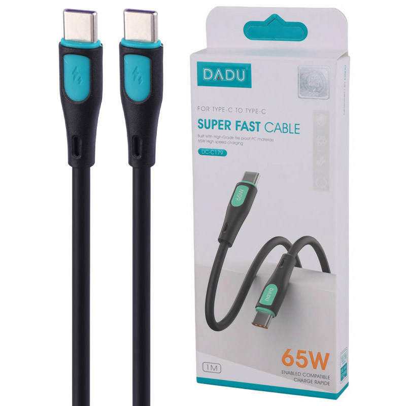 کابل تبدیل فست شارژ Dadu DC-C179 Type-C to Type-C 3A 65W 1m — تصویر ۲