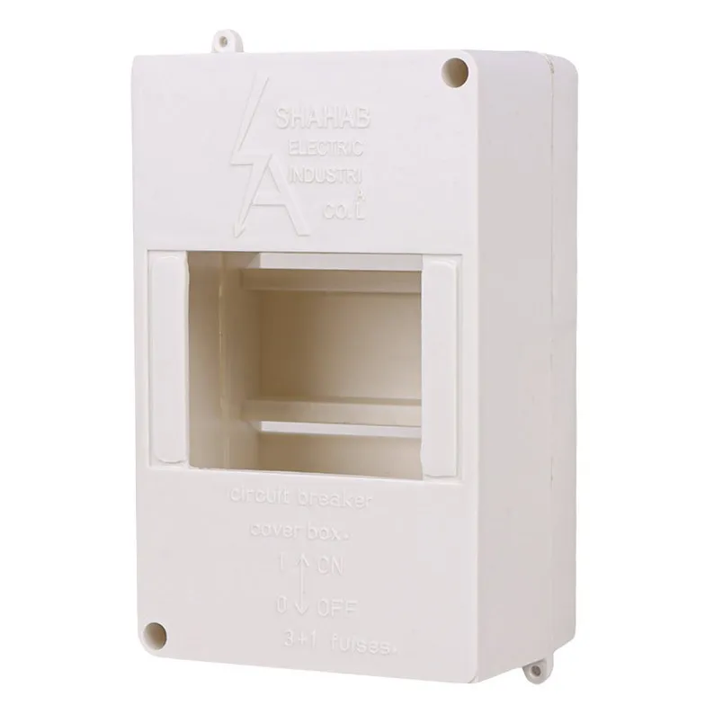 جعبه فیوز روکار 3 عددی شهاب الکتریک Shahab Electric 13*8cm — تصویر ۲