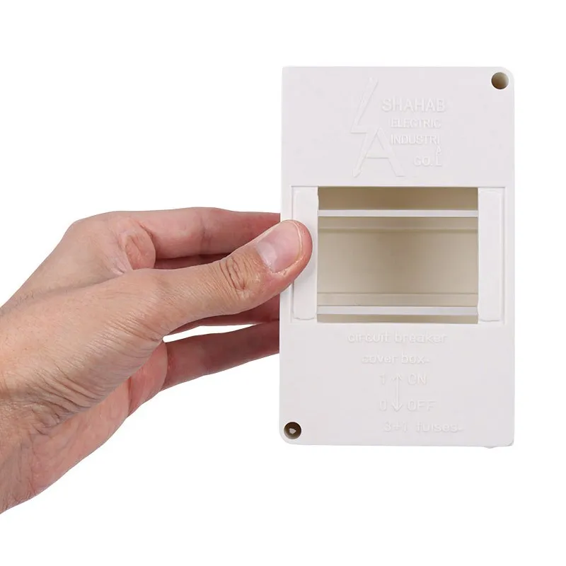 جعبه فیوز روکار 3 عددی شهاب الکتریک Shahab Electric 13*8cm — تصویر ۵