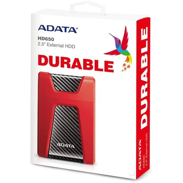 هارددیسک اکسترنال ای دیتا مدل HD650 ظرفیت 1 ترابایت ا Adata DashDrive Durable HD650 1TB External HDD