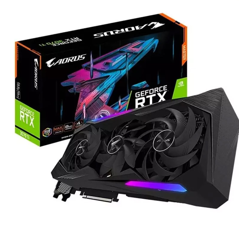 کارت گرافیک گیگابایت مدل Gigabyte AORUS GeForce RTX 3070 TI MASTER 8GB