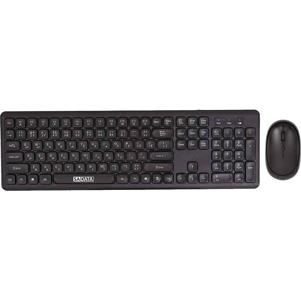 کیبورد و ماوس سادیتا بیسیم مدل SKM-3401WL ا Sadita keyboard and mouse model SKM-3401WL