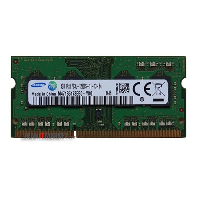 رم لپ تاپ سامسونگ ram samsung 4Gb pc3L-12800S 1600mhz