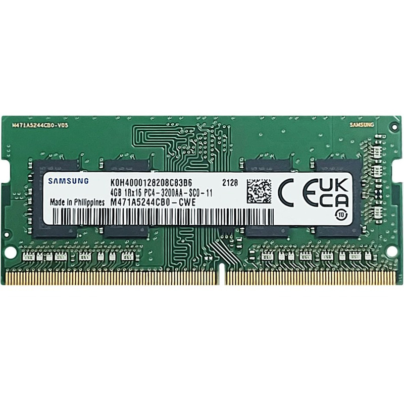 رم لپ تاپ سامسونگ مدل Samsung DDR4 3200 MHZ با ظرفیت 4 گیگابایت ا SAMSUNG DDR4 3200 MHz 4GB
