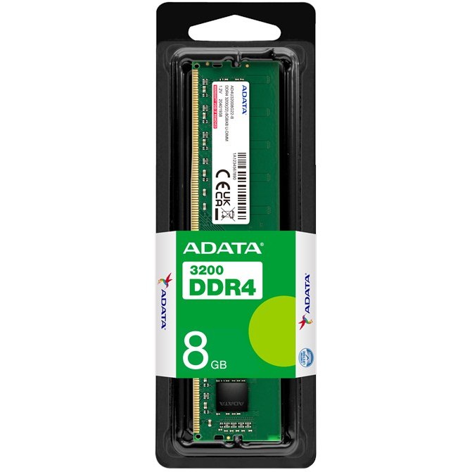 م کامپیوتر DDR4 ای دیتا فرکانس UDIM RAM ADATA 3200 مگاهرتز ظرفیت 8 گیگابایت ا Adata UDIM 8G
